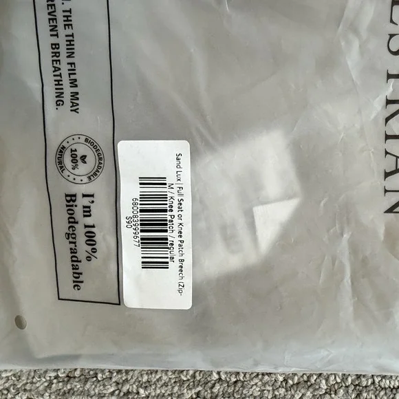 NEW Free Ride Equestrian Lux Breech Knee Patch Sand Lux Womens Size Medium Horse - Picture 11 of 12